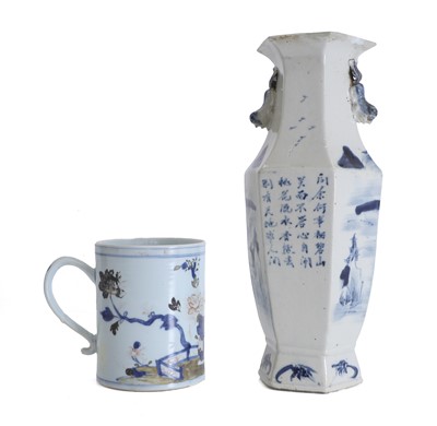 Lot 51 - Two Chinese blue and white ceramics