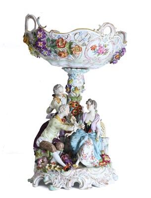 Lot 146A - A Potschappel table centre