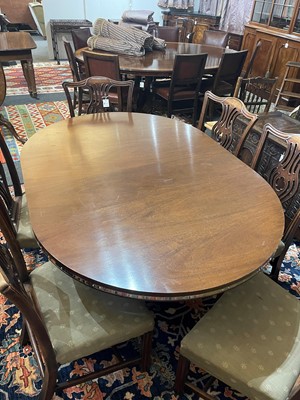 Lot 160 - A mahogany and nickel 'Oval Yacht Table' by Soane