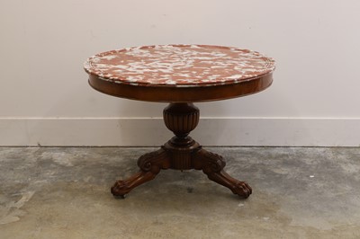 Lot 529 - A Charles X mahogany guéridon