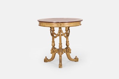 Lot 77 - A giltwood specimen occasional table