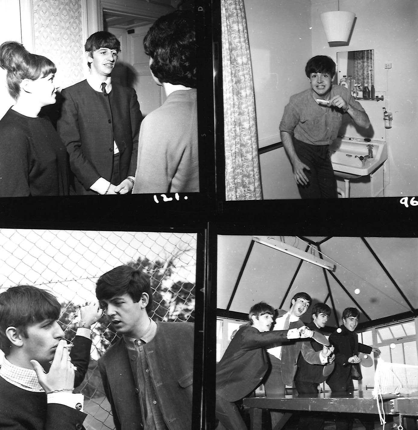 Lot 21 - The Beatles - The Leslie Bryce archive of contact sheets