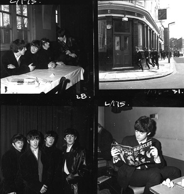 Lot 21 - The Beatles - The Leslie Bryce archive of contact sheets