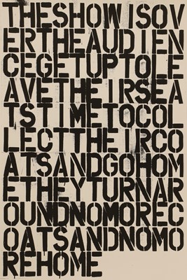 Lot 402 - Christopher Wool (American, b.1955)