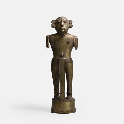 Lot 233 - An Indian large bronze figure
