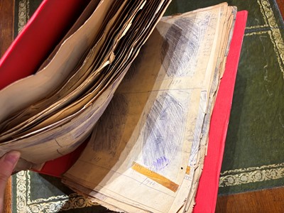 Lot 402 - The extensive archive of silversmith A E Jones
