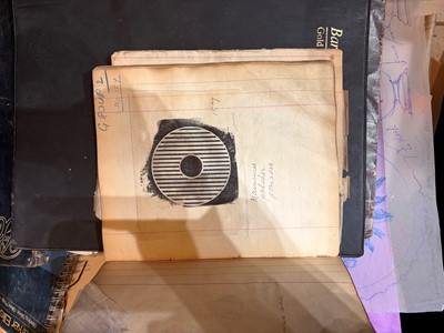 Lot 402 - The extensive archive of silversmith A E Jones