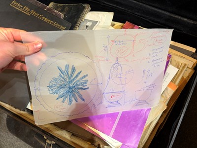 Lot 402 - The extensive archive of silversmith A E Jones