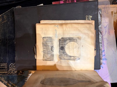 Lot 402 - The extensive archive of silversmith A E Jones