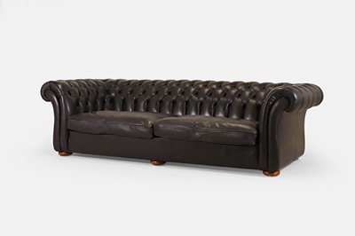 Lot 262 - A large two-piece chesterfield sofa by Terence Conran