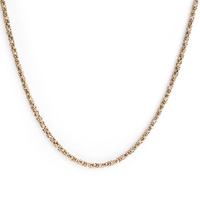 Lot 353 - A gold Byzantine link chain