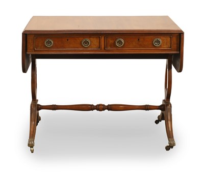 Lot 502 - A Regency-style mahogany sofa table