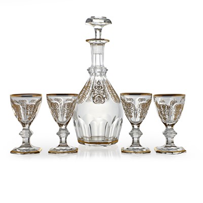 Lot 160 - A Baccarat 'Harcourt Empire' glass table service