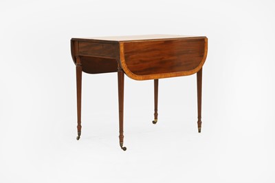 Lot 626 - A late Georgian mahogany Pembroke table
