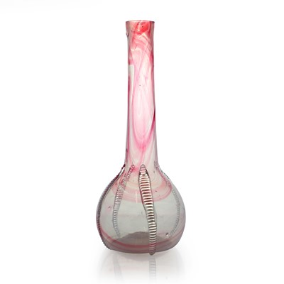 Lot 62 - An opalescent glass vase