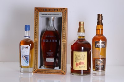 Lot 391 - A selection of bourbon whiskies