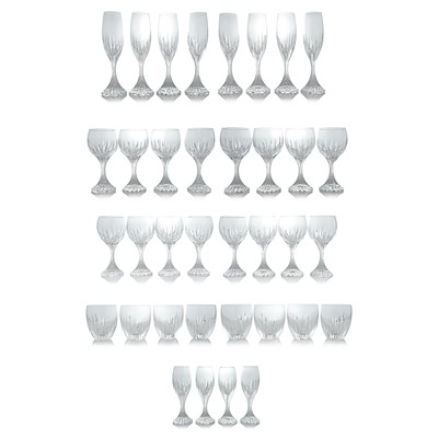 Lot 163 - A Baccarat 'Masséna' cut-glass table service