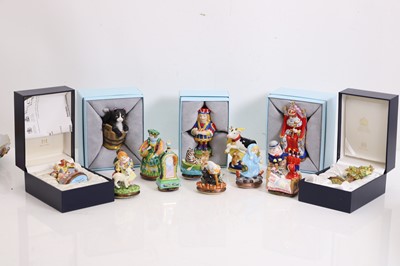 Lot 102 - A collection of Halcyon Days 'Nursery Rhythm' enamelled bonbonnieres