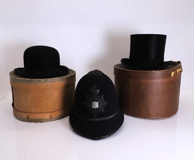 Lot 306 - A Grantham Police helmet