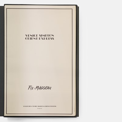 Lot 325 - Pierre Fix-Masseau (French, 1905-1994)