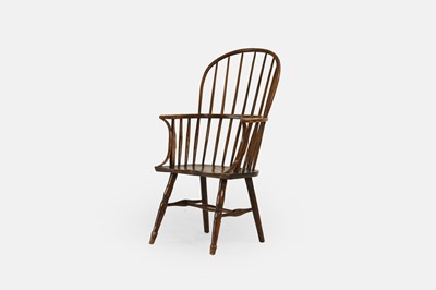 Lot 132 - An ash and elm Windsor chair