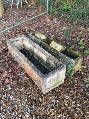 Lot 552 - Two composite troughs