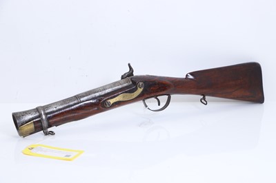 Lot 408 - A Colonial percussion blunderbuss