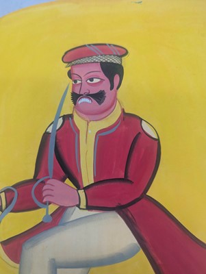 Lot 263 - An album of ten Indian Kalighat paintings of local tradesmen and women