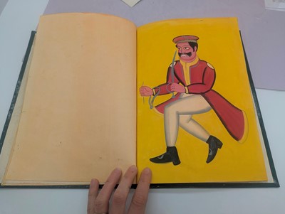 Lot 263 - An album of ten Indian Kalighat paintings of local tradesmen and women
