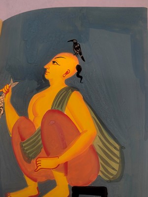 Lot 263 - An album of ten Indian Kalighat paintings of local tradesmen and women
