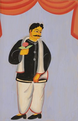 Lot 263 - An album of ten Indian Kalighat paintings of local tradesmen and women