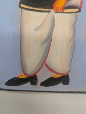Lot 263 - An album of ten Indian Kalighat paintings of local tradesmen and women