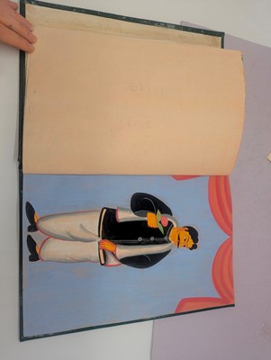 Lot 263 - An album of ten Indian Kalighat paintings of local tradesmen and women