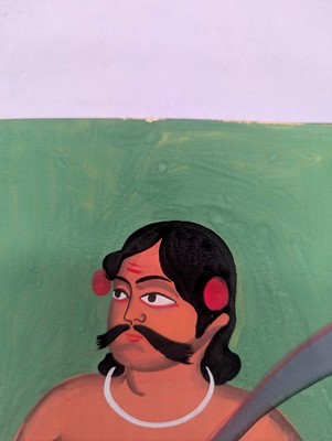 Lot 263 - An album of ten Indian Kalighat paintings of local tradesmen and women