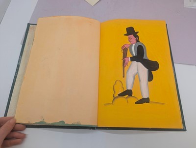 Lot 263 - An album of ten Indian Kalighat paintings of local tradesmen and women