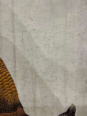 Lot 256 - A large Indian painting of a wild turkey (Meleagris gallopavo)