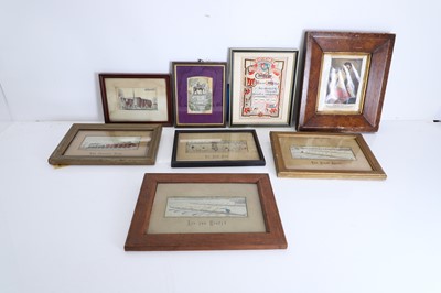 Lot 317 - A collection of Stevengraphs and silks