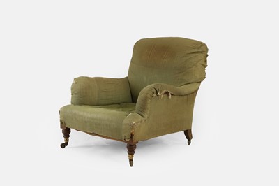 Lot 516 - A late Victorian 'Grafton' armchair by Howard & Sons
