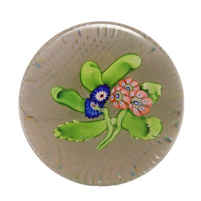 Lot 37 - A St Louis glass bouquet paperweight