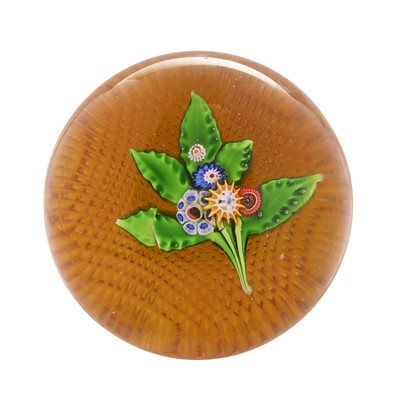 Lot 35 - A St Louis glass bouquet paperweight