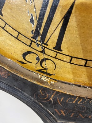 Lot 164 - A tavern clock by Richard Kenfield of Winchester