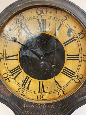 Lot 164 - A tavern clock by Richard Kenfield of Winchester
