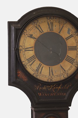 Lot 164 - A tavern clock by Richard Kenfield of Winchester