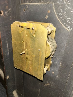 Lot 164 - A tavern clock by Richard Kenfield of Winchester