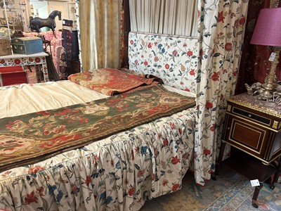 Lot 149 - A George III Hepplewhite-style four-poster bed