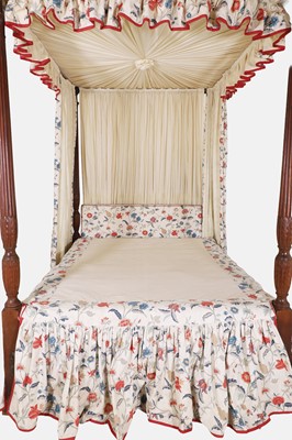 Lot 149 - A George III Hepplewhite-style four-poster bed