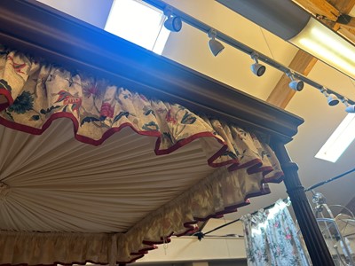 Lot 149 - A George III Hepplewhite-style four-poster bed
