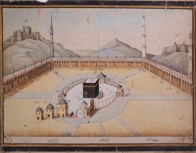 Lot 302 - A three-quarter aerial of the Sacred Enclosure 'Masjid al-Haram' in Mecca