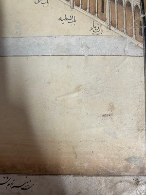 Lot 302 - A three-quarter aerial of the Sacred Enclosure 'Masjid al-Haram' in Mecca