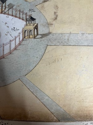 Lot 302 - A three-quarter aerial of the Sacred Enclosure 'Masjid al-Haram' in Mecca